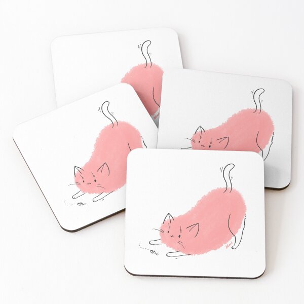Item preview, Bean Cat catching bugs designed and sold by lilisartworld.