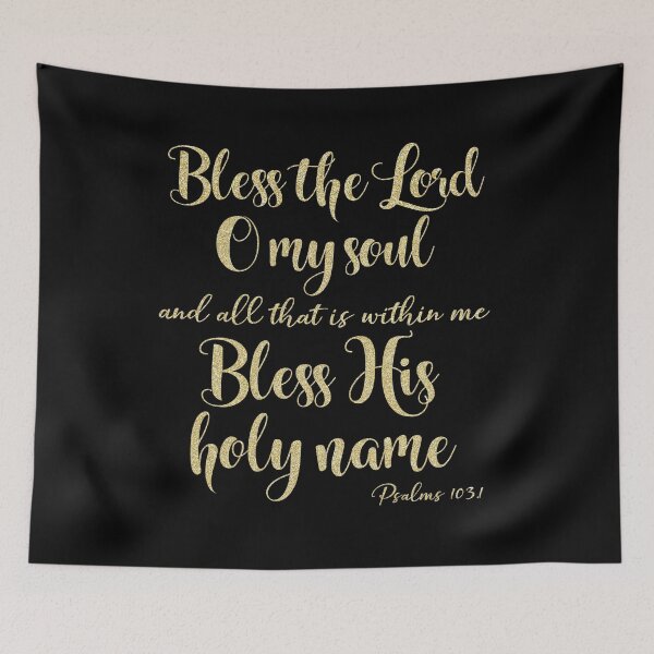 Item preview, Inspirational Psalms Bless the Lord Bible Verse designed and sold by motivateme.