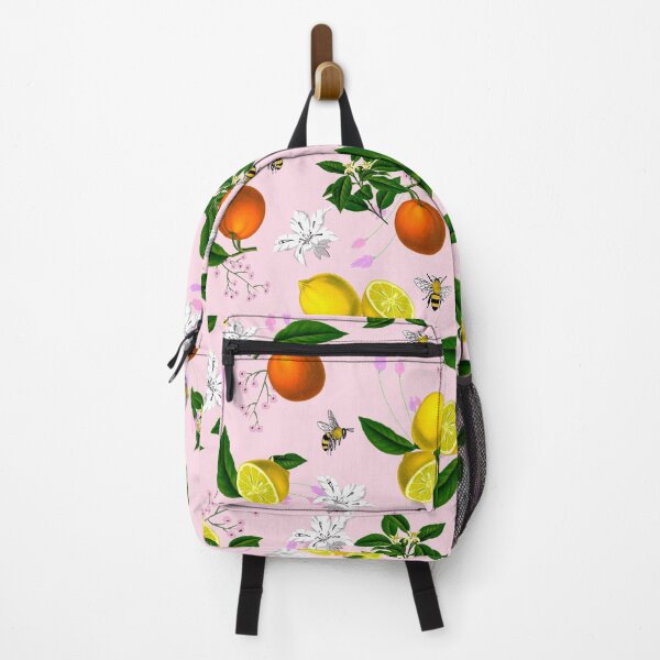 Item preview, Citrus,floral,oranges,lemons,bees,summer pattern designed and sold by MariaMarinova.