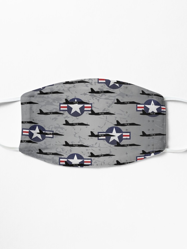 Alternate view of F/A-18 Super Hornet Military Fighter Jet Aircraft Mask
