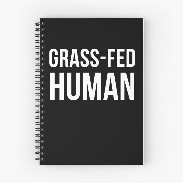 Item preview, Grass-Fed Human - Funny Vegan designed and sold by m95sim.