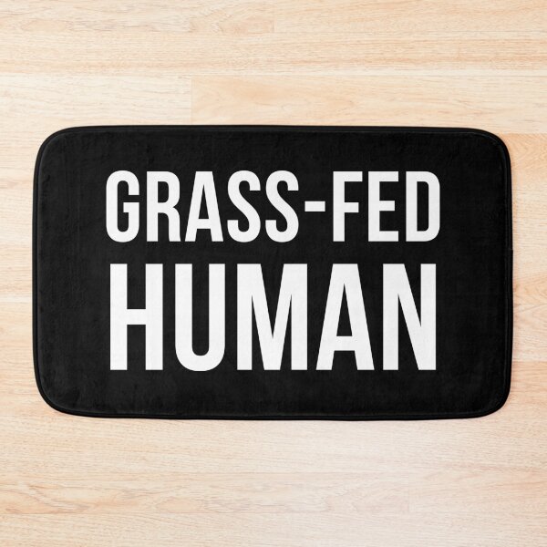 Item preview, Grass-Fed Human - Funny Vegan designed and sold by m95sim.