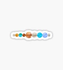 Watercolor Planets Sticker