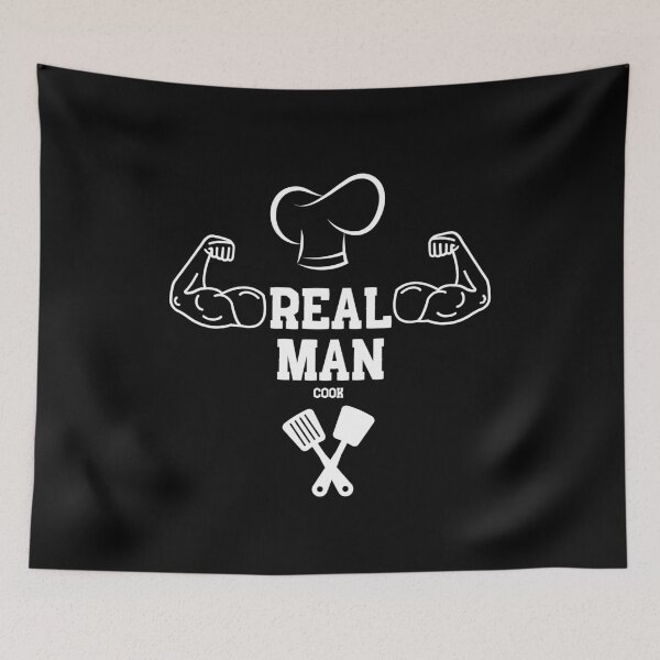 Item preview, Real Man Cook designed and sold by RobomShop.