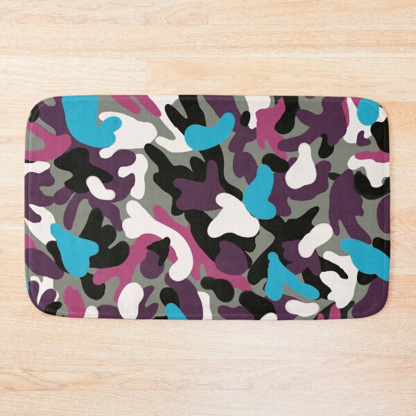 Item preview, Camouflage in Turquoise and Magenta designed and sold by Leslie Rogers Todder.