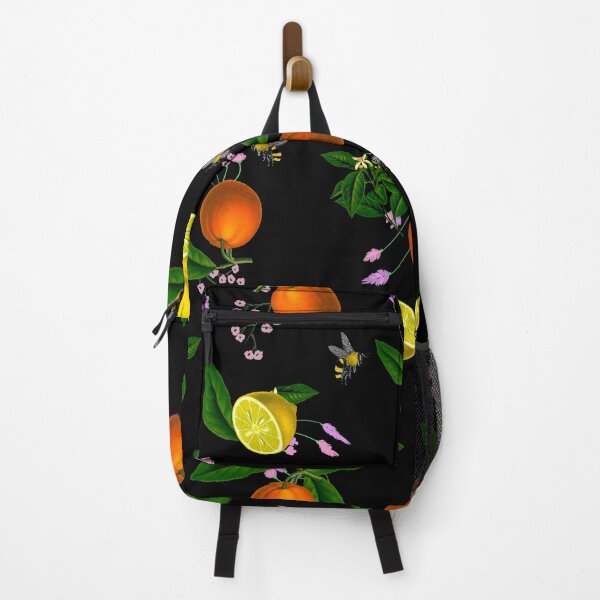 Item preview, Citrus,floral,oranges,lemons,bees,summer pattern designed and sold by MariaMarinova.