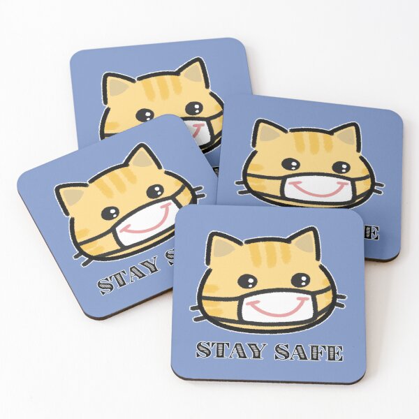 Item preview, Stay Safe Cat - Smiley Mask designed and sold by LilFurKids.