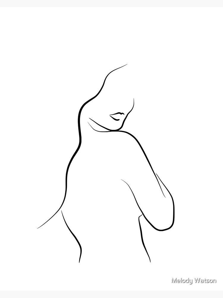 Woman with Cat One Line Art Drawing Graphic by subujayd · Creative Fabrica