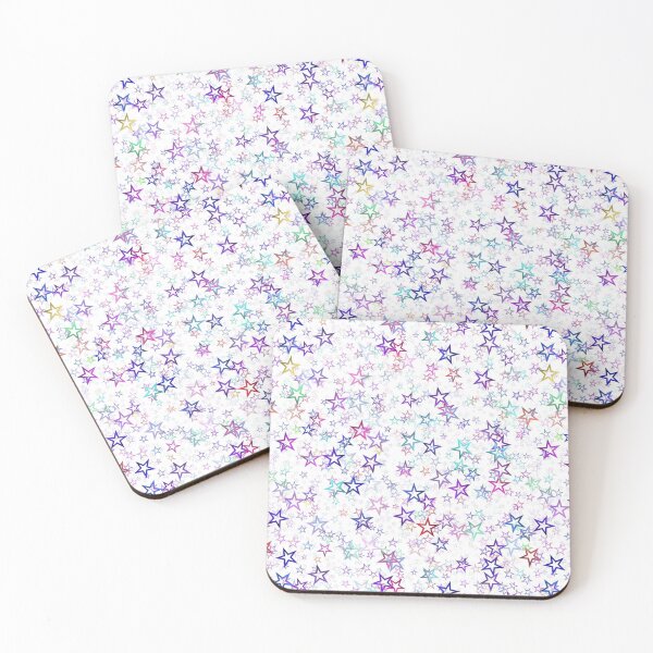 Item preview, Pretty Star Pattern White! designed and sold by DoodleDashCollective.