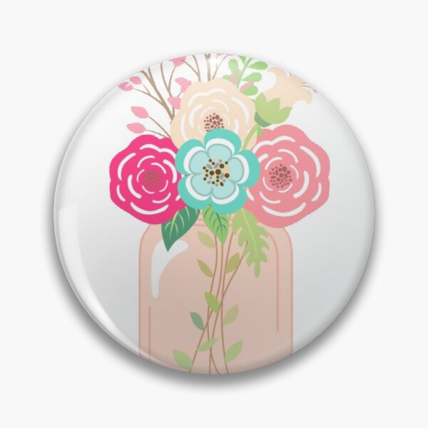 Item preview, flower jar designed and sold by Pennycoolcat.