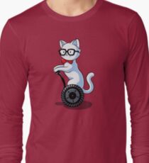 White and Nerdy Long Sleeve T-Shirt