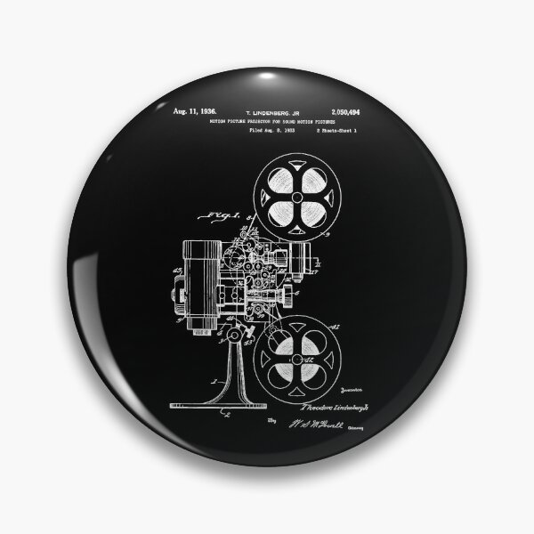 Item preview, T Lindenberg Jr Projector Patent (White Version) designed and sold by Aliasandco.