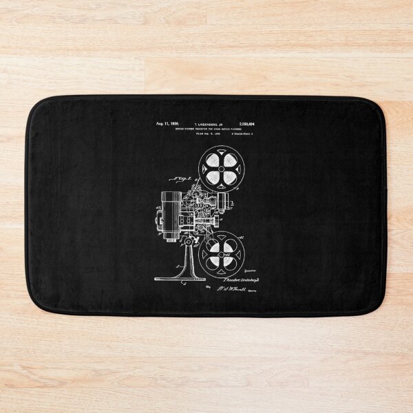 Item preview, T Lindenberg Jr Projector Patent (White Version) designed and sold by Aliasandco.