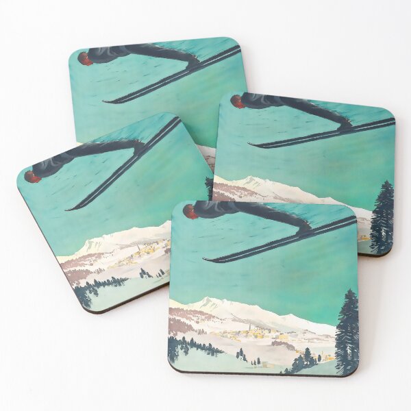 Item preview, Vintage Ski Poster Saint Moritz designed and sold by Sintija BILIKA.