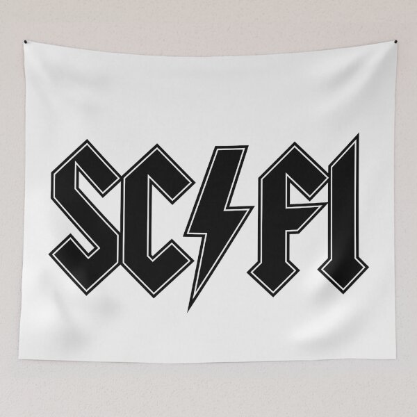 Item preview, SCIFI AC/DC band logo parody  designed and sold by AAA-Ace.