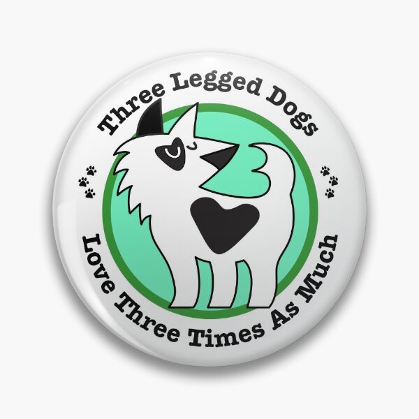 Item preview, Three Legged Dogs Love 3 Times As Much designed and sold by mcdrewn.