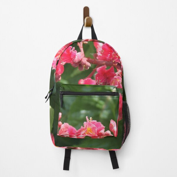 Item preview, Horse chestnut spring leaves pink flower bud blooming designed and sold by EstelleRossetti.
