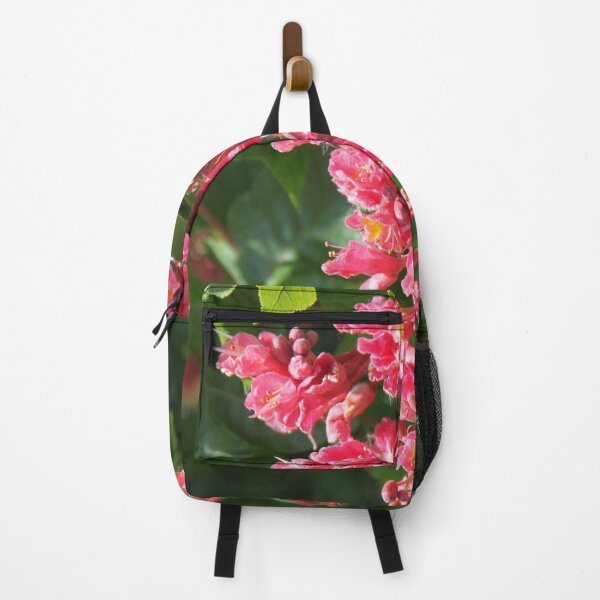 Item preview, Horse chestnut spring leaves pink flower bud blooming designed and sold by EstelleRossetti.