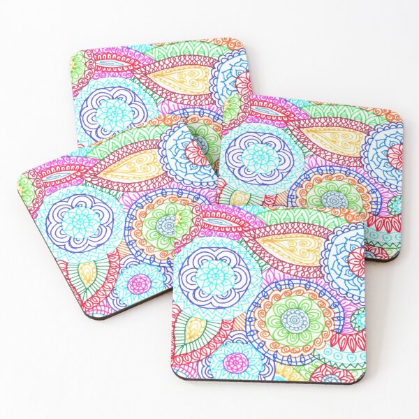 Item preview, Bright Paisley doodle designed and sold by SilverBirch14.