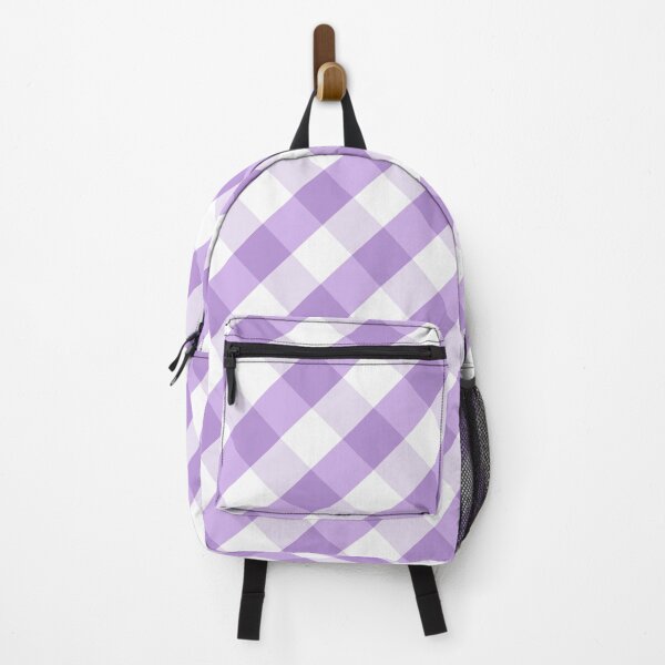 Item preview, Light Purple and White Check Gingham Plaid designed and sold by SqueakyRicardo.