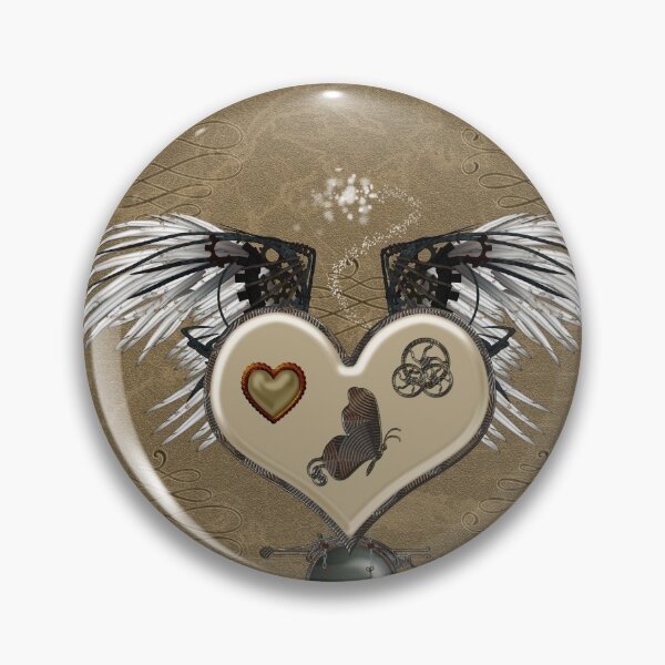 Item preview, Steampunk heart with wings and gears designed and sold by nicky2342.
