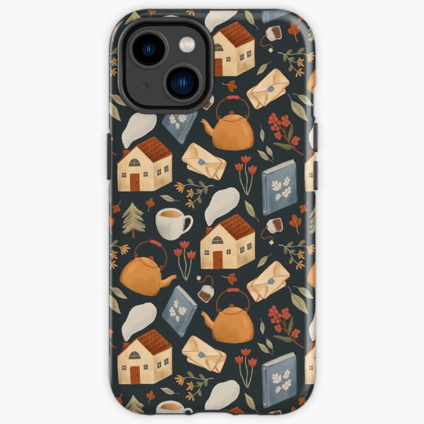 Cozy Cottage Pattern iPhone Tough Case
