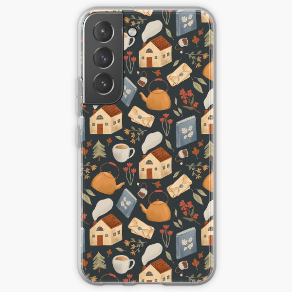 Cozy Cottage Pattern Samsung Galaxy Soft Case
