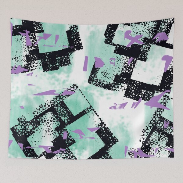 Item preview, Mint Abstract print designed and sold by CharIsabella.