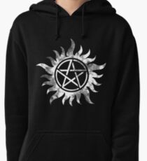 Anti-Possession (white) Pullover Hoodie