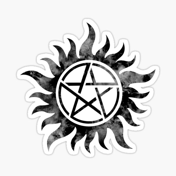 SUPERNATURAL Vinyl Stickers [A] SAM DEAN Anti-Posession SYMBOLS ~  Waterproof