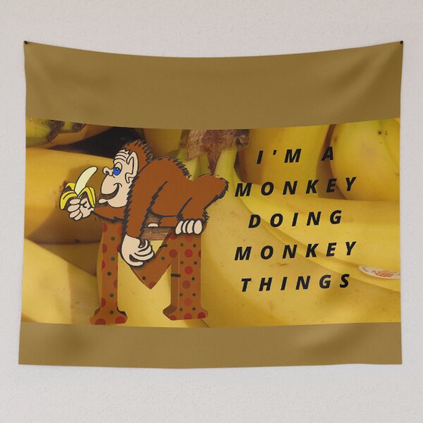 Item preview, Monkey Doing What Monkeys Do designed and sold by SolSel ⭐⭐⭐⭐⭐.
