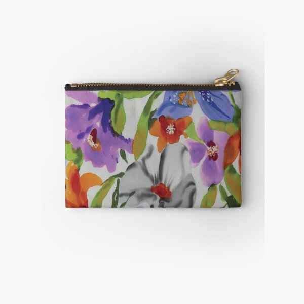 Item preview, Watercolor Tropical Flowers on Silk designed and sold by Leslie Rogers Todder.