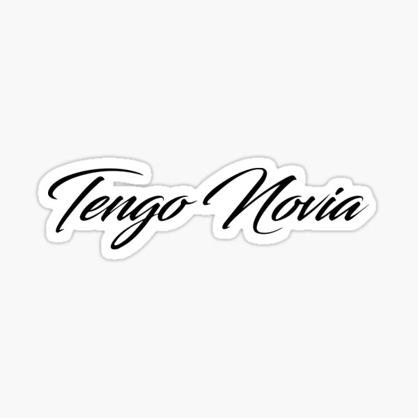 tengo novia car decal