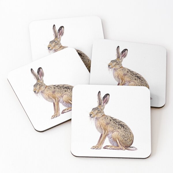 Item preview, European hare designed and sold by kokayart.