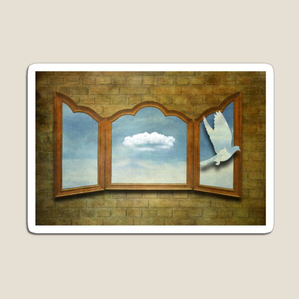tribute to magritte Magnet
