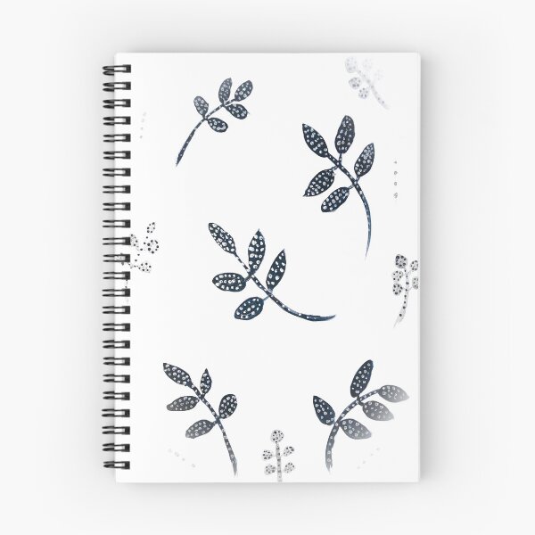 Item preview, Grey and Silver Botanical Print designed and sold by samantharedfern.