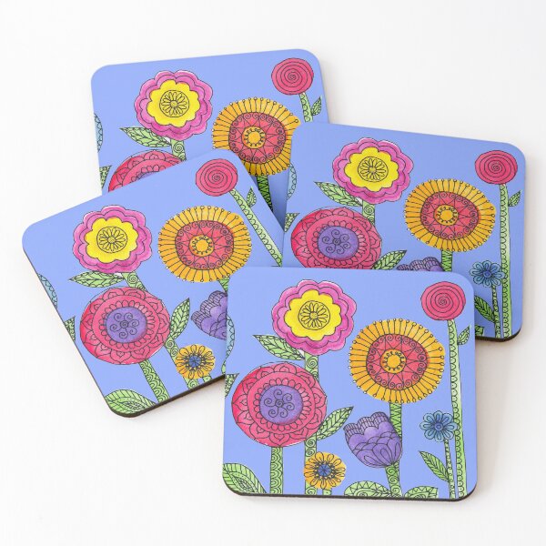 Item preview, Bright Doodle Flowers designed and sold by SilverBirch14.