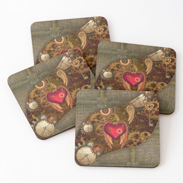 Item preview, Steampunk, heart with wings designed and sold by nicky2342.