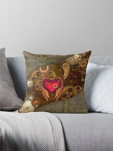 Aperçu de l'œuvre Steampunk, coeur avec des ailes créée et vendue par nicky2342.