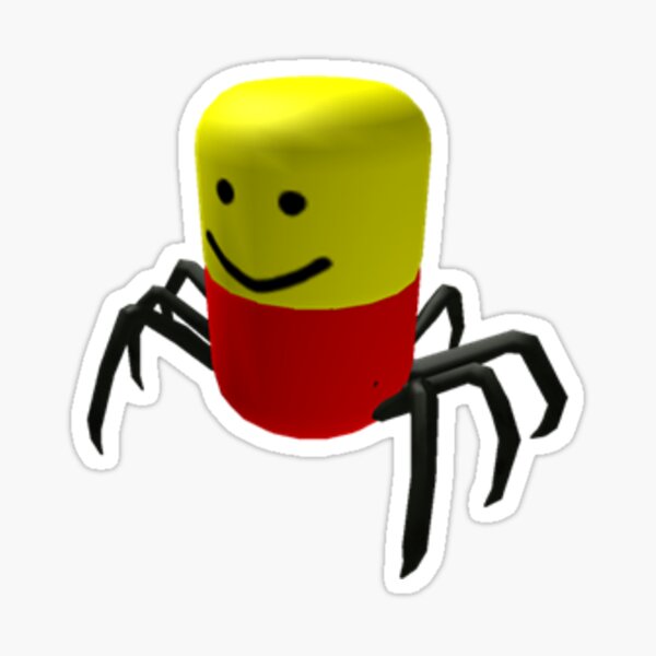 Roblox Despacito Meme Spider Sticker By Pastaforhire Redbubble - despacito but roblox