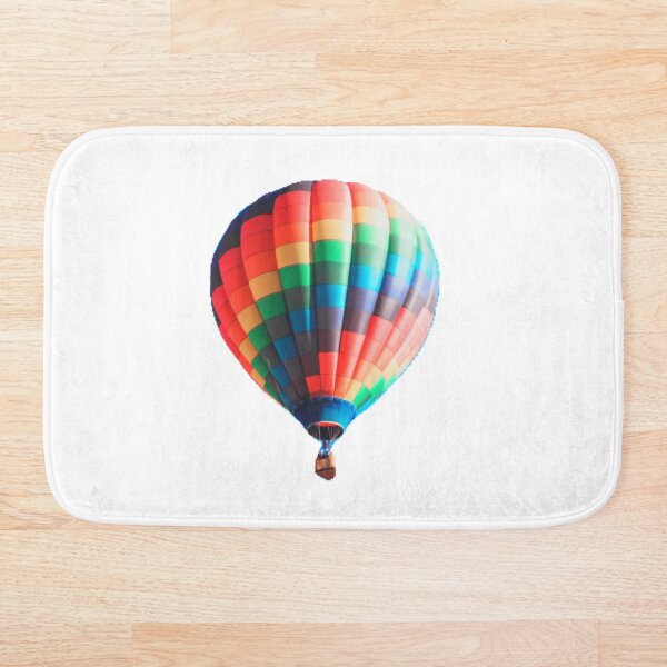 Item preview, Hot air balloon rainbow colors in the sky journey travel gift designed and sold by conceptDVS.