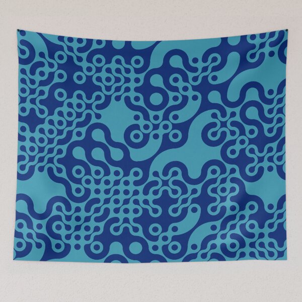 Item preview, Colorama electronic retro pattern designed and sold by Joie-et-Poesie.