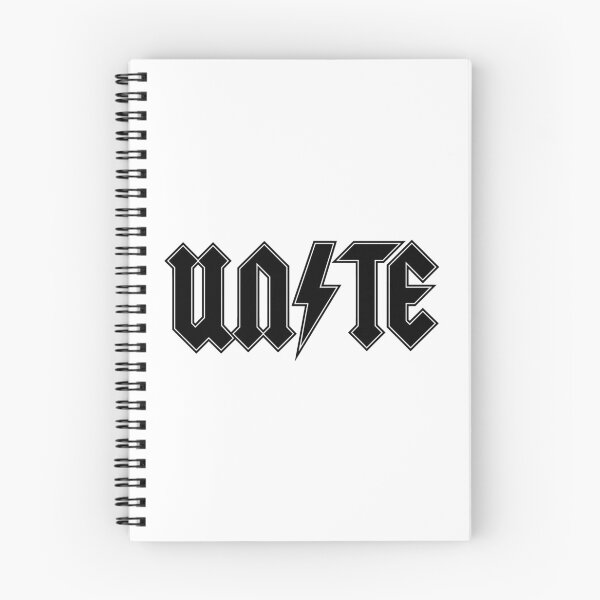 Item preview, UNITE AC/DC band logo parody  designed and sold by AAA-Ace.