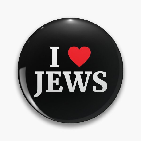 Item preview, I Love Jews Heart  designed and sold by Vanover Designs.