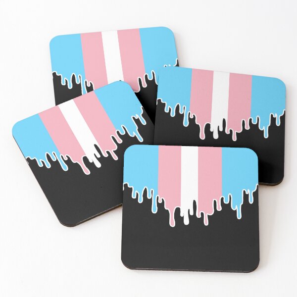 Item preview, Trans Pride Flag Drip designed and sold by Vernen Ink.