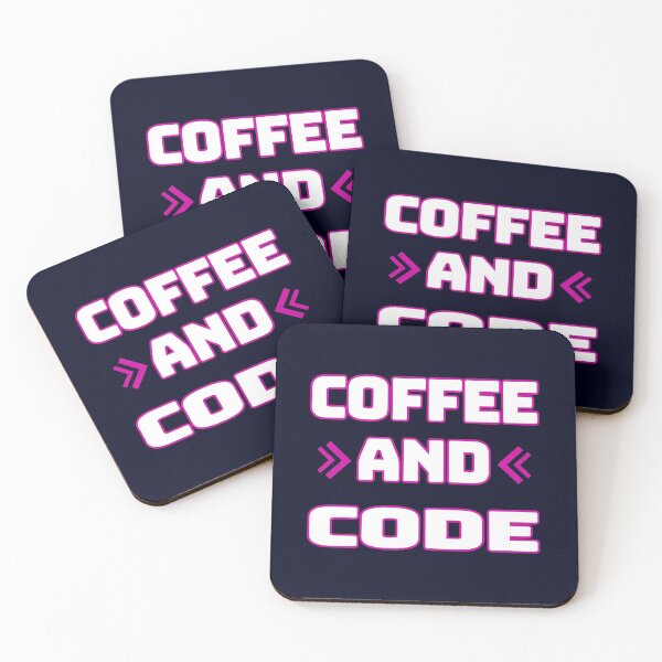 Item preview, Coffee And Code - Pink Girls Who Code designed and sold by madtoyman.