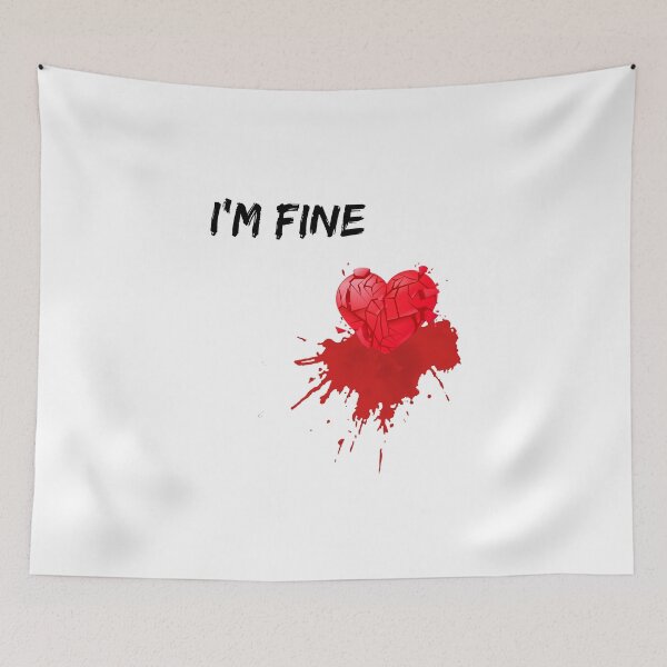 Item preview, Fix Your Heart America-Im Fine designed and sold by Ms-Nach.