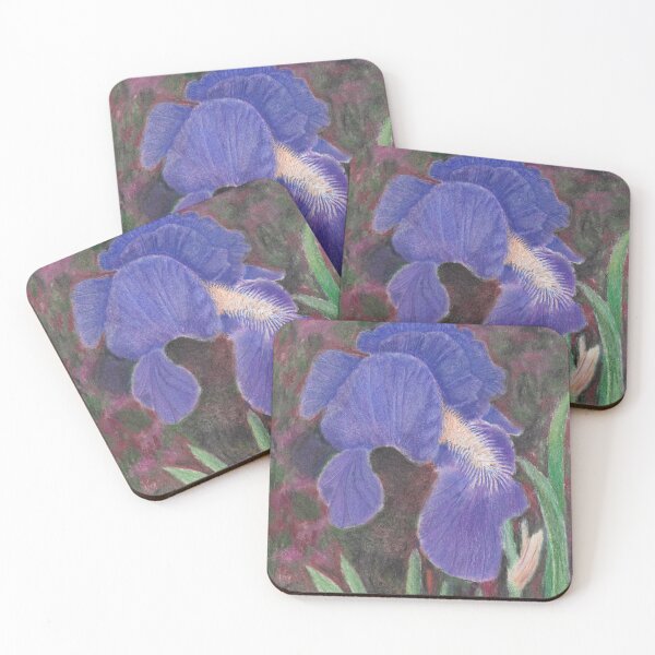 Item preview, Purple Iris in Colored Pencil designed and sold by The Elderberry Blossom.
