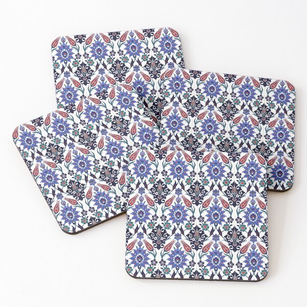 Item preview, Turkish Tulip Motif Tile Pattern designed and sold by worldways.