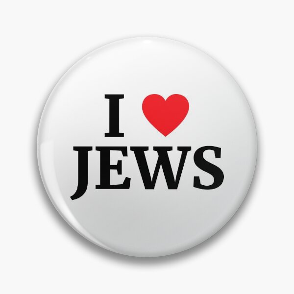 Item preview, I Love Jews Heart  designed and sold by Vanover Designs.